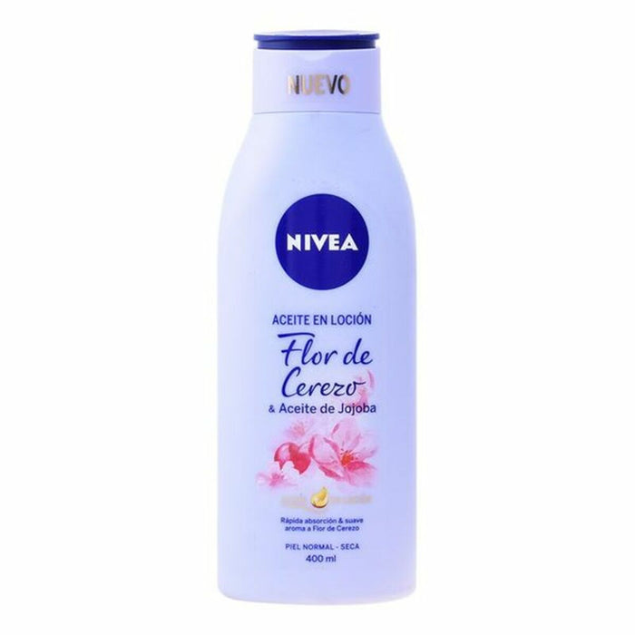 Loțiune pe bază de Ulei Floare de Cireș și Ulei de Jojoba Nivea Aceite En Locion (400 ml) 400 ml