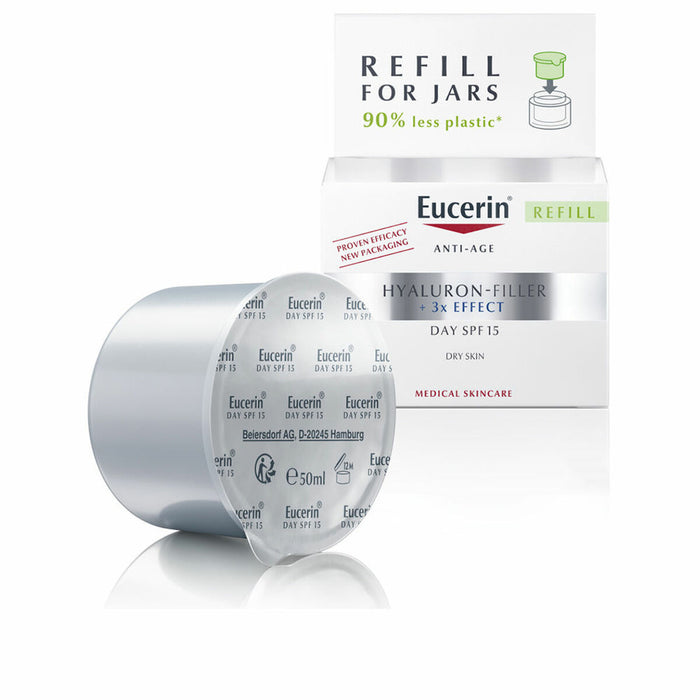 Cremă de Față Eucerin Hyaluron Filler Rezervă Piele Uscată 50 ml Spf 15