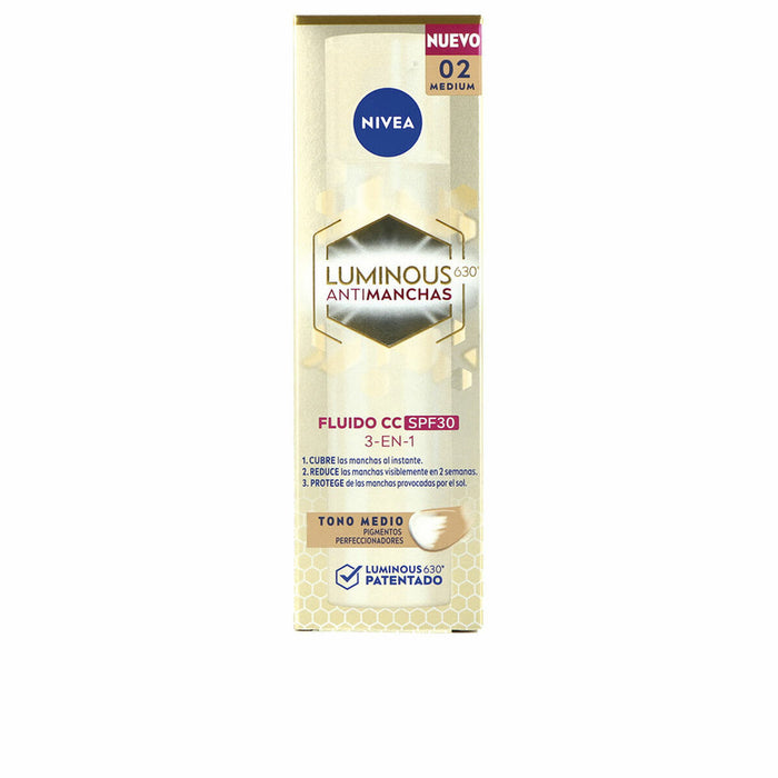 CC Cream Nivea LUMINOUS 630º Mediu Spf 30 40 ml