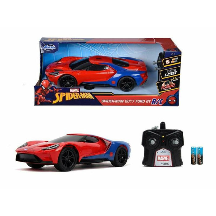 Mașină Radio Control Simba Spiderman Roșu Multicolor