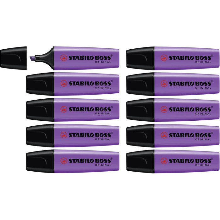 Marker fosforescent Stabilo Boss Violet 10 Piese