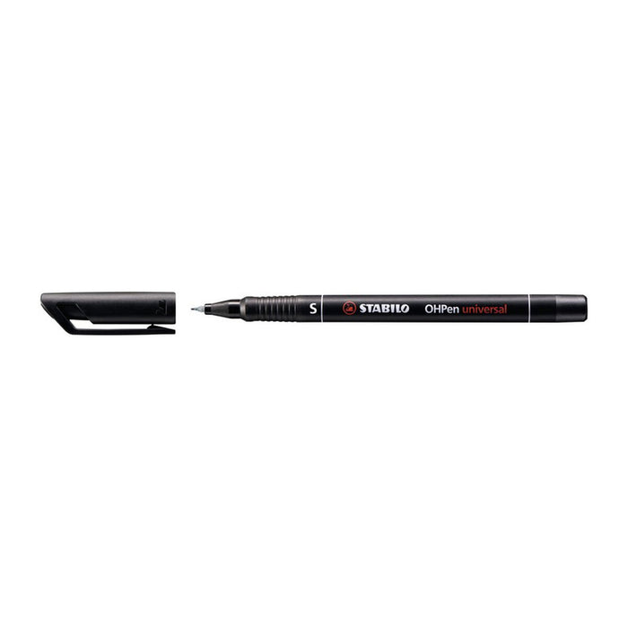 Marker permanent Stabilo OHPen Negru 10 Piese