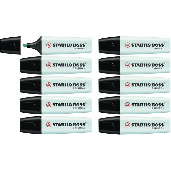 Marker fosforescent Stabilo Boss Turquoise 10 Piese