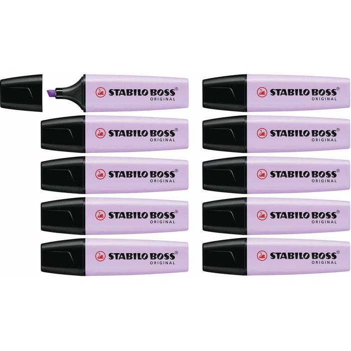 Marker fosforescent Stabilo Boss Liliachiu 10 Piese