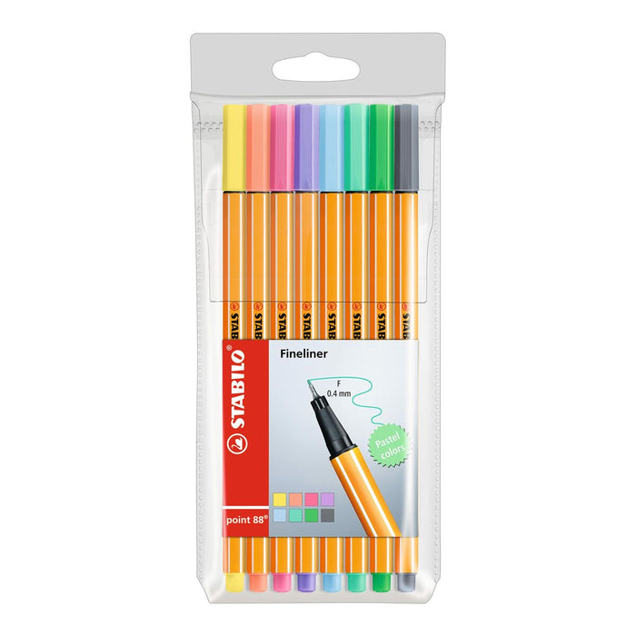 Carioci Stabilo 88/8-01 Multicolor (8 Piese)