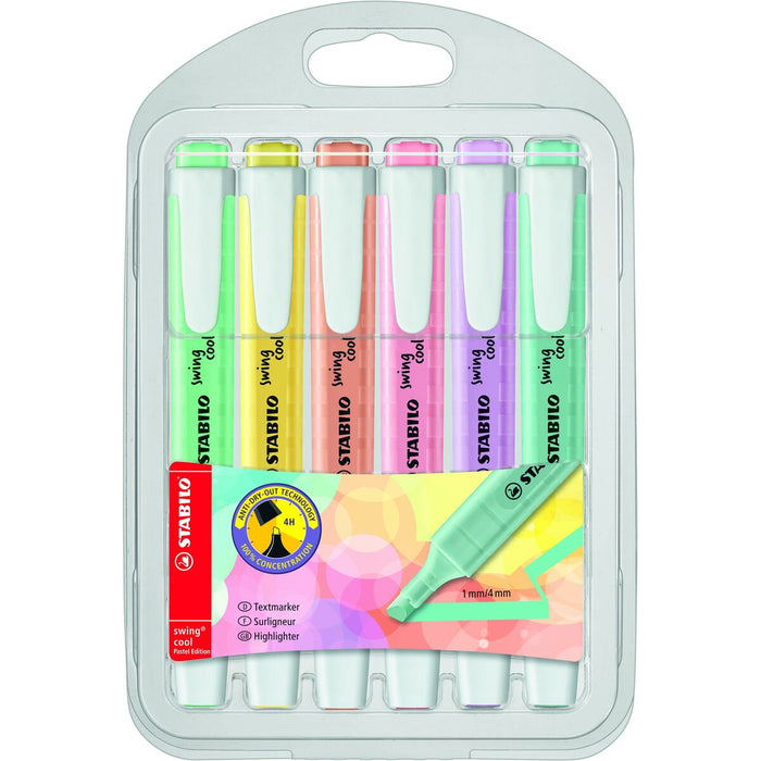 Set de Markere Fosforescente Stabilo 275/6-08 (4 Piese)