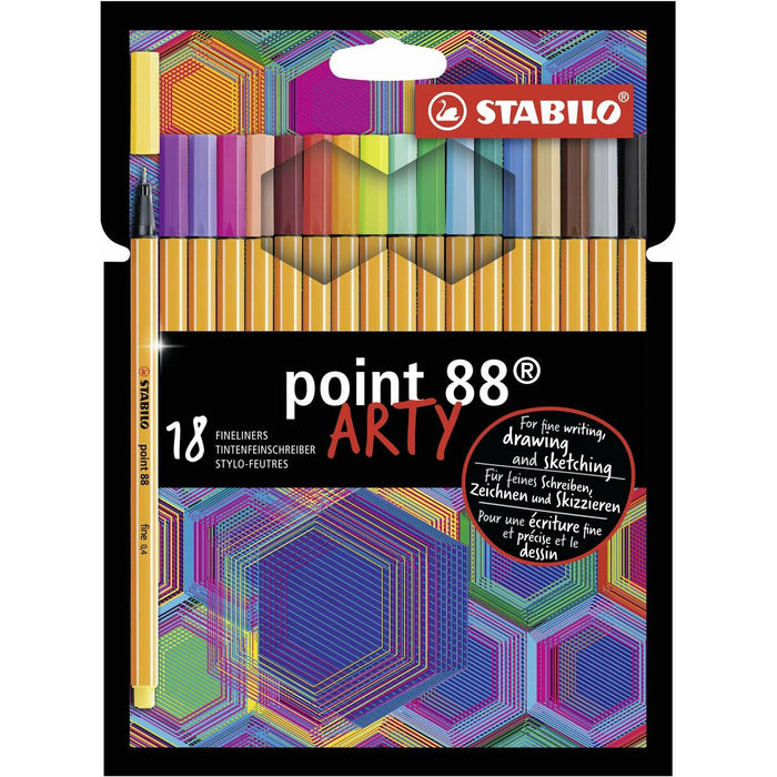 Set de Carioci Stabilo Point 88 ARTY 0,4 mm (18 Piese)