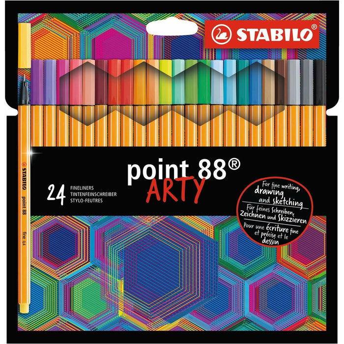 Set de Carioci Stabilo Point 88 ARTY 0,4 mm (24 Piese)