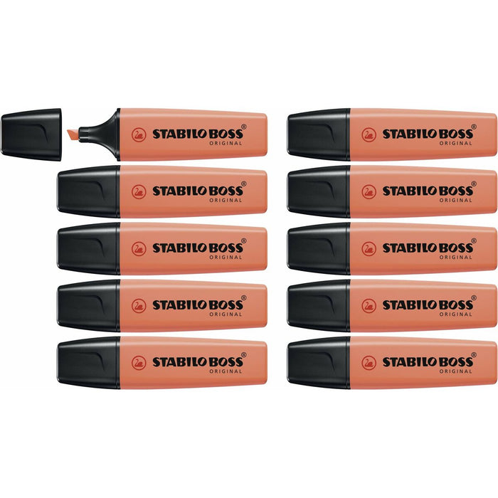Marker fosforescent Stabilo Boss Coral 10 Piese