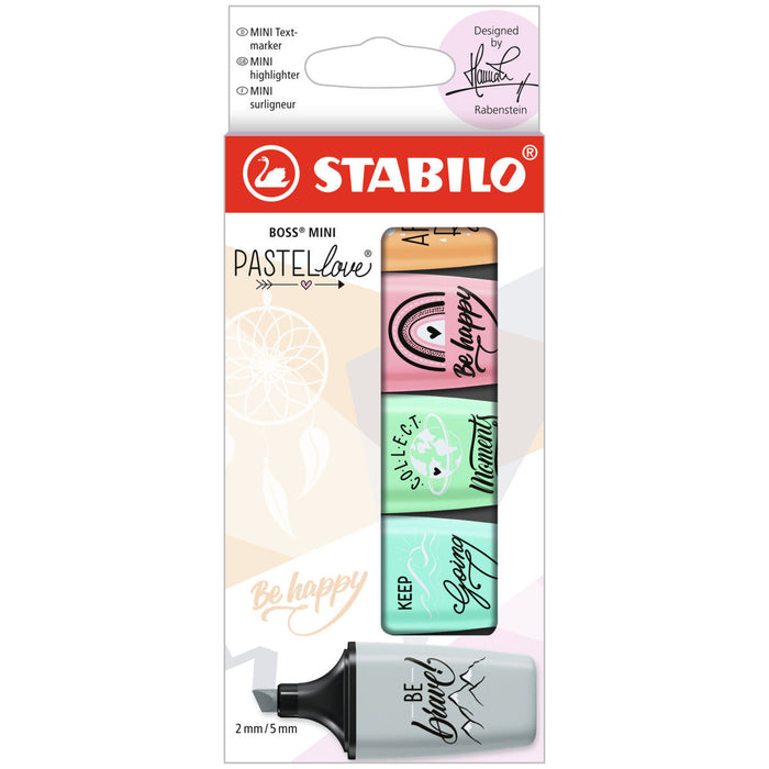 Marker Stabilo 07/05-29-10 Multicolor (5 Unități)