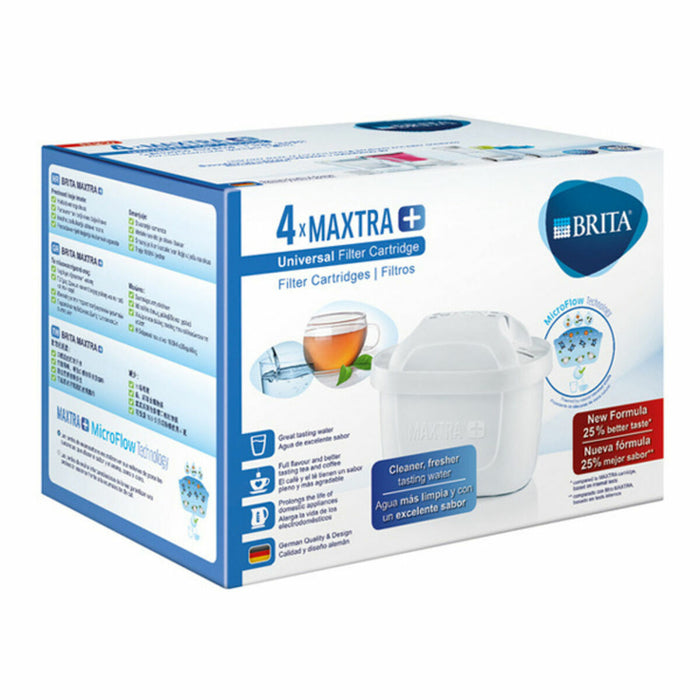 Filtru pentru Carafă Filtrantă Brita Maxtra+ Alb Plastic (4 Unități)