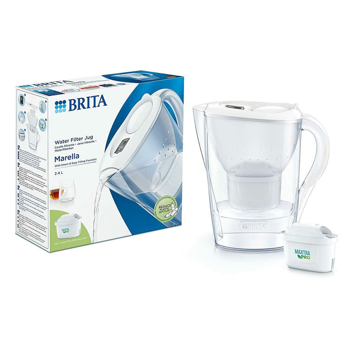 Carafă Filtrantă Brita Marella Alb 2,4 L