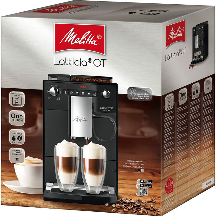 Aparat de cafea superautomat Melitta F300-100 1450 W Negru Argintiu 1,5 L