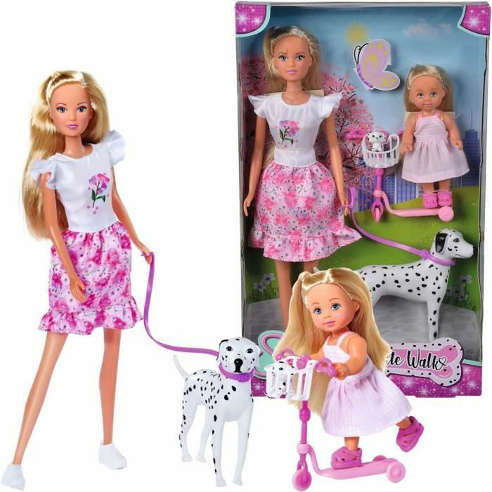 Păpușă Simba Love poupée dalmatien + Evi Love