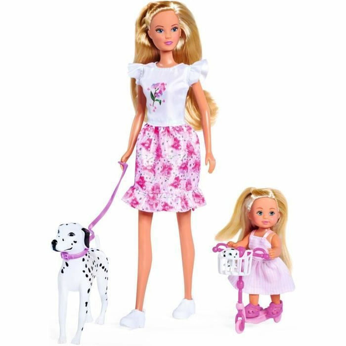 Păpușă Simba Love poupée dalmatien + Evi Love