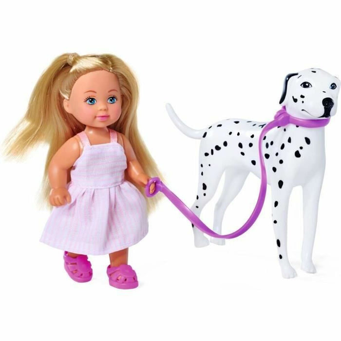 Păpușă Simba Love poupée dalmatien + Evi Love
