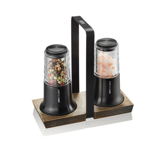 Set Solniță și Piperniță Gefu G-34642 Negru Transparent