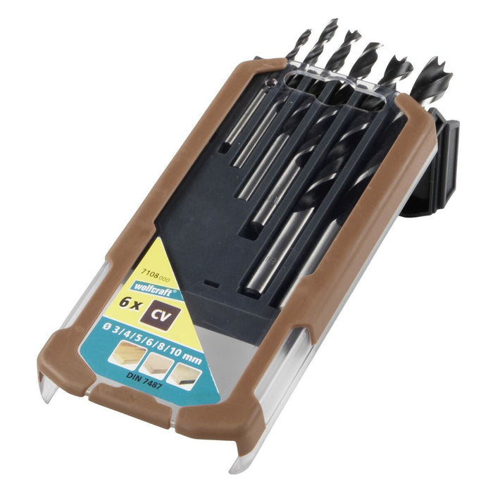 Set de rulouri Wolfcraft 7108000 Lemn 6 Piese