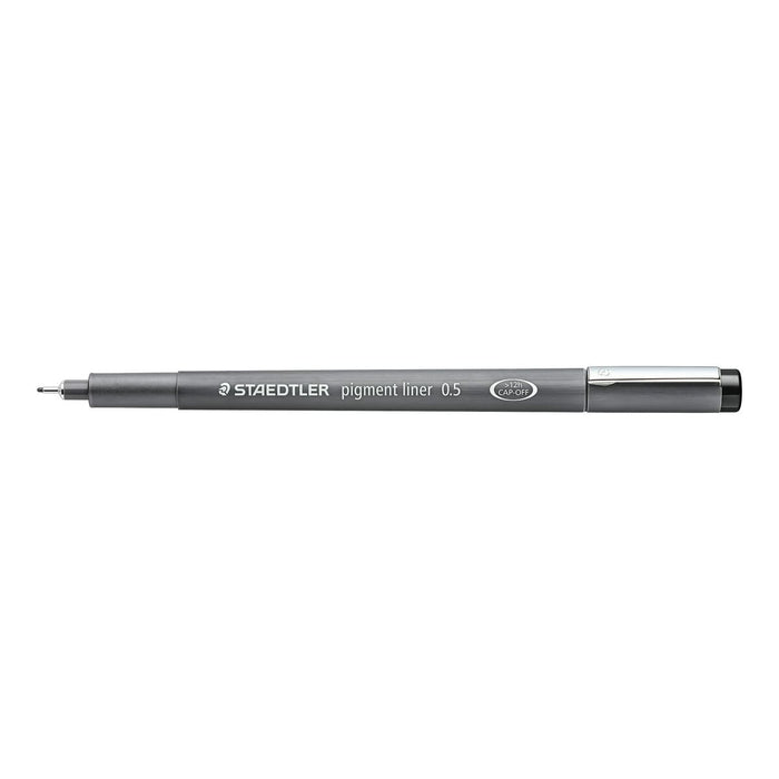 Cariocă Staedtler Pigment liner Negru Multicolor (10 Unități)