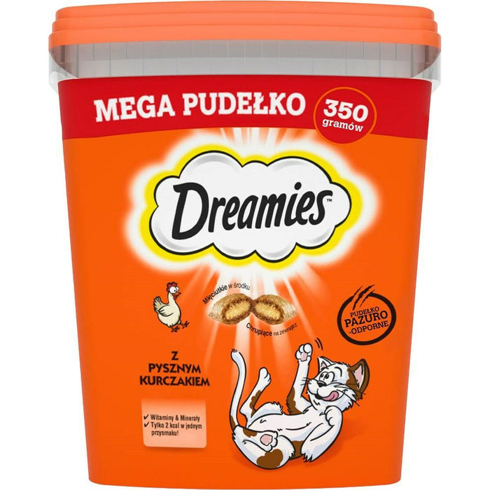 Snack for Cats Dreamies Mega 2 x 350 g Pui Brânză 350 g