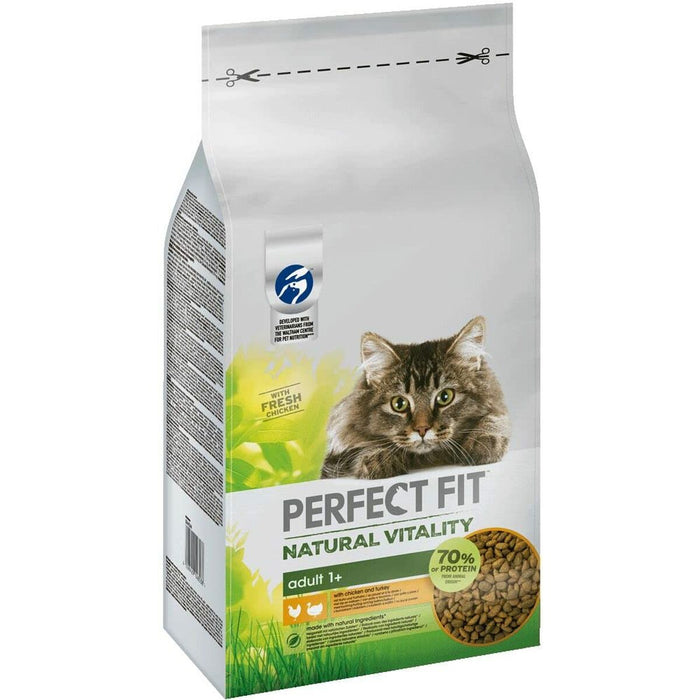 Mâncare pentru pisici Perfect Fit Natural Vitality Turkey 6 Kg