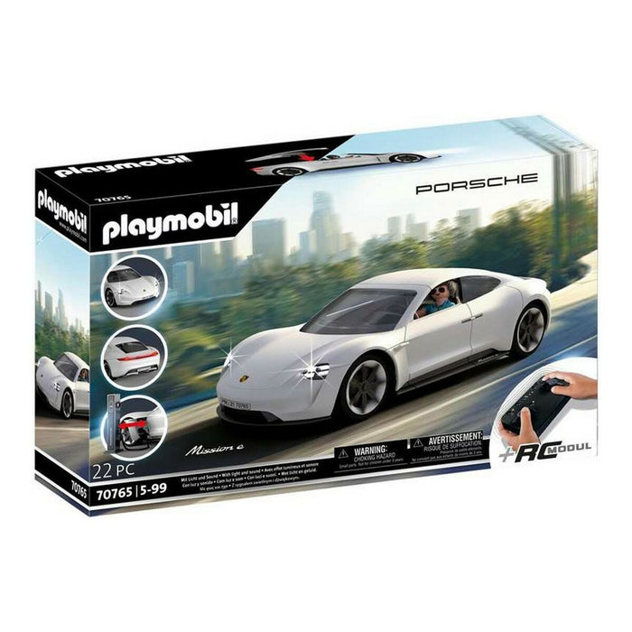 Set de Jucării cu Vehicule Porsche Mission E Playmobil 70765 - Porsche Mission E 22 Piese (22 pcs)