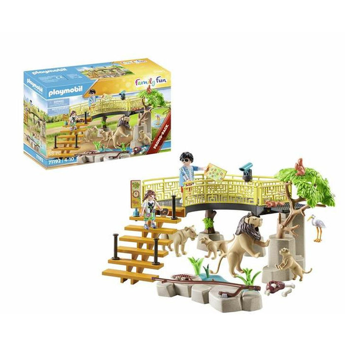 Playset Playmobil Leu animale 58 Piese