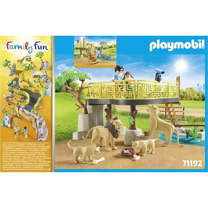 Playset Playmobil Leu animale 58 Piese