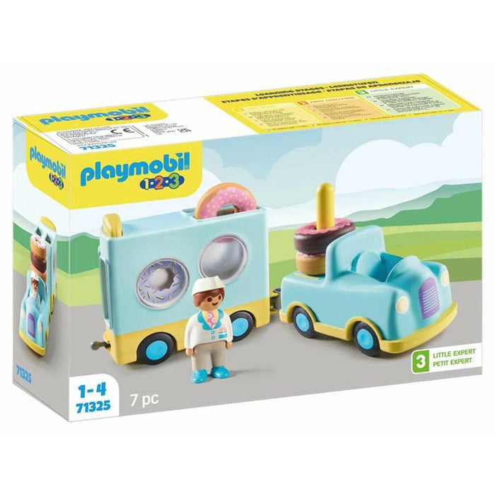 Playset Playmobil Camion Donut 7 Piese