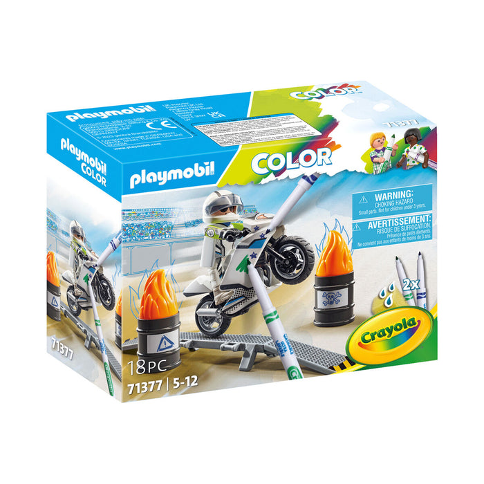 Set de jucării Playmobil Color Motocicletă 18 Piese