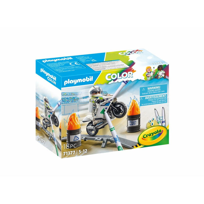 Set de jucării Playmobil Color Motocicletă 18 Piese