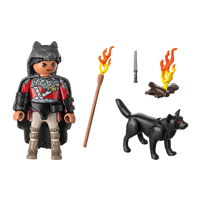 Figura îmbinată Playmobil Lup Războinic 12 Piese