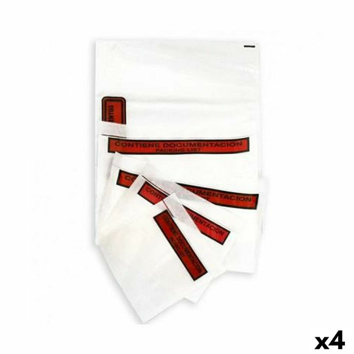 plicuri Sam DOCUFIX C6 Alb Polietilenă 4 Piese 17,5 x 13,5 cm