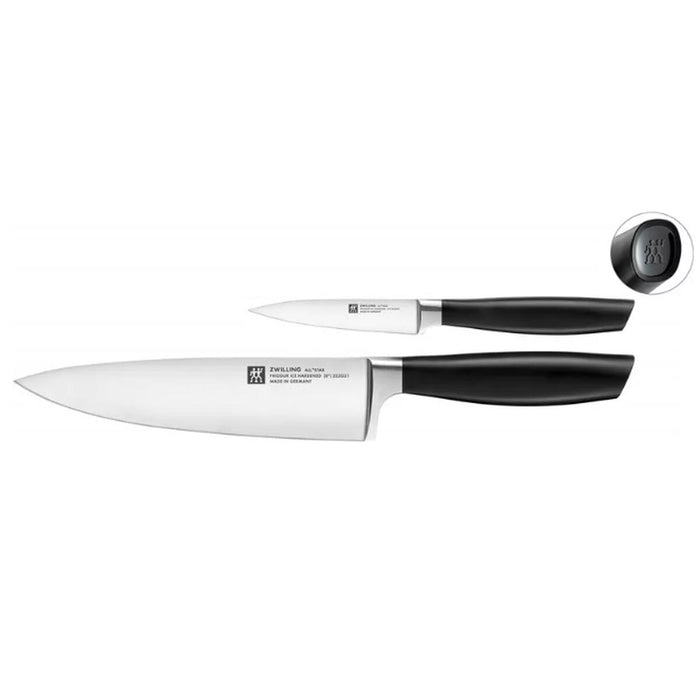 Set de Cuțite Zwilling 33760-002-0 2 Piese Negru Oțel inoxidabil 20 cm 10 cm