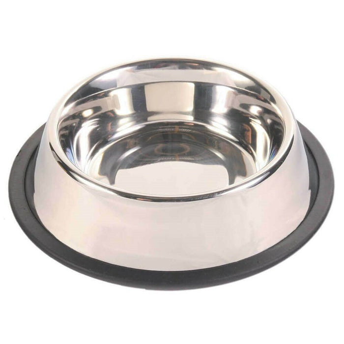 Castron de hrană pentru animale de companie Trixie Argintiu Oțel inoxidabil 450 ml (1 Piese)