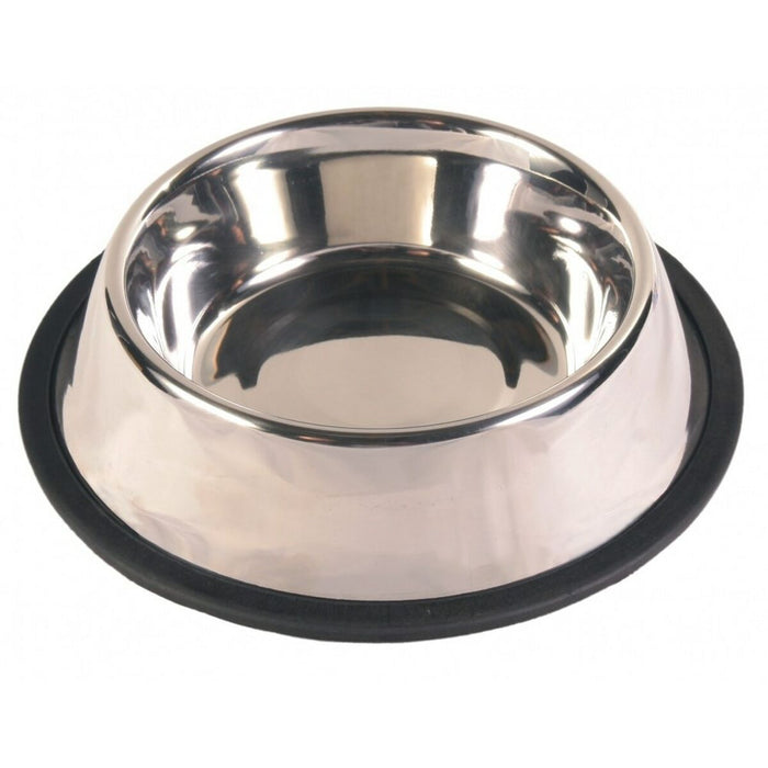 Castron de hrană pentru animale de companie Trixie 24855 Castron Negru Monocrom Oțel inoxidabil 2,8 L