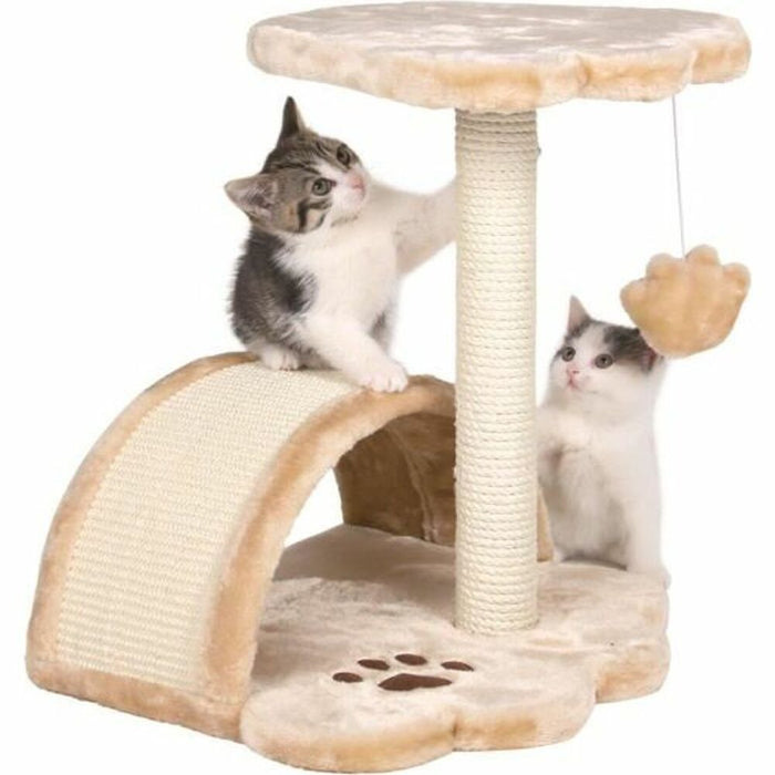 Cat scratching tree Trixie Vitoria Bej 43 cm Flauș Sisal