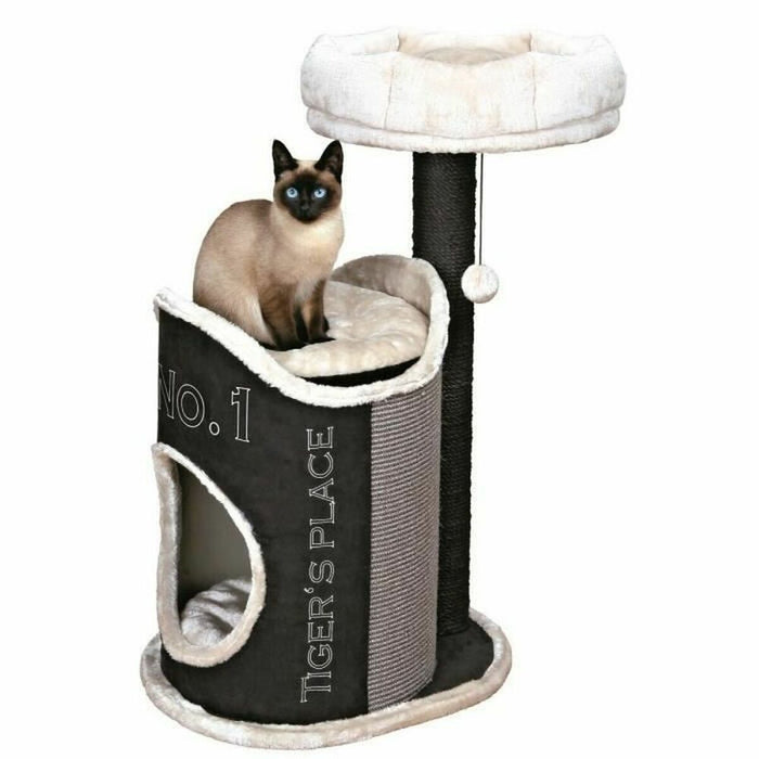 Suport de Ascuțit Gheare pentru Pisici Trixie Susana 90 cm Negru/Gri