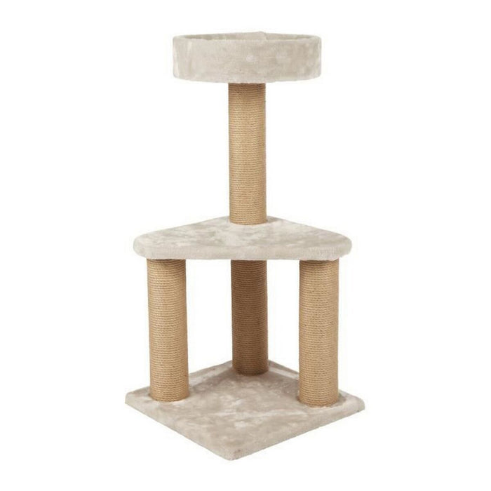 Suport de Ascuțit Gheare pentru Pisici Trixie Ivan Copac Sisal Gri Gri deschis 82 cm