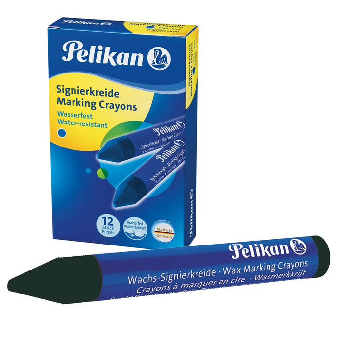 Creioane ceară colorate Pelikan 701003 Negru 12 Piese