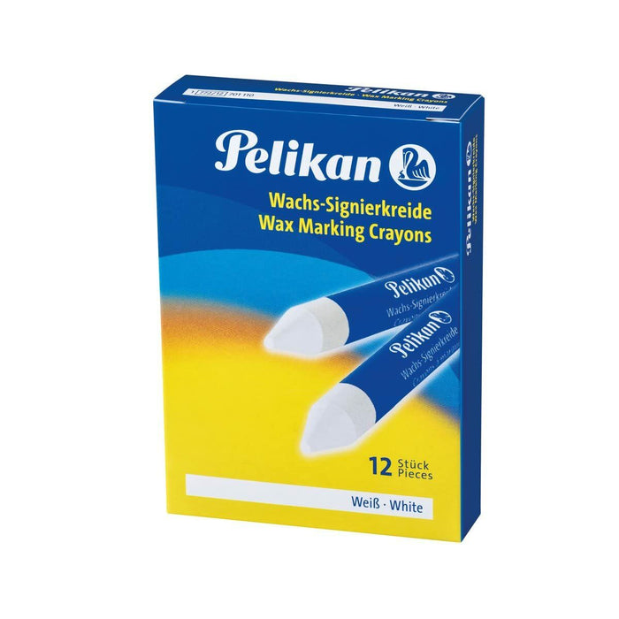 Creioane ceară colorate Pelikan 701052 Alb 12 Piese