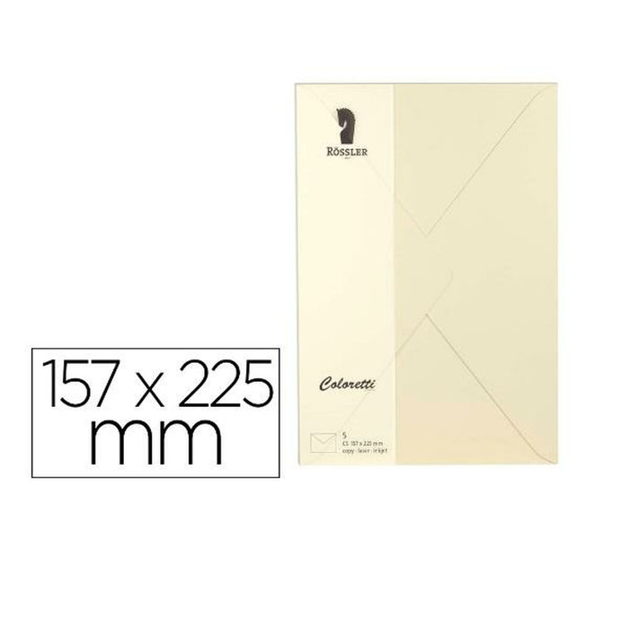 plicuri Rossler Papier 220711512 Galben Hârtie 157 x 225 mm
