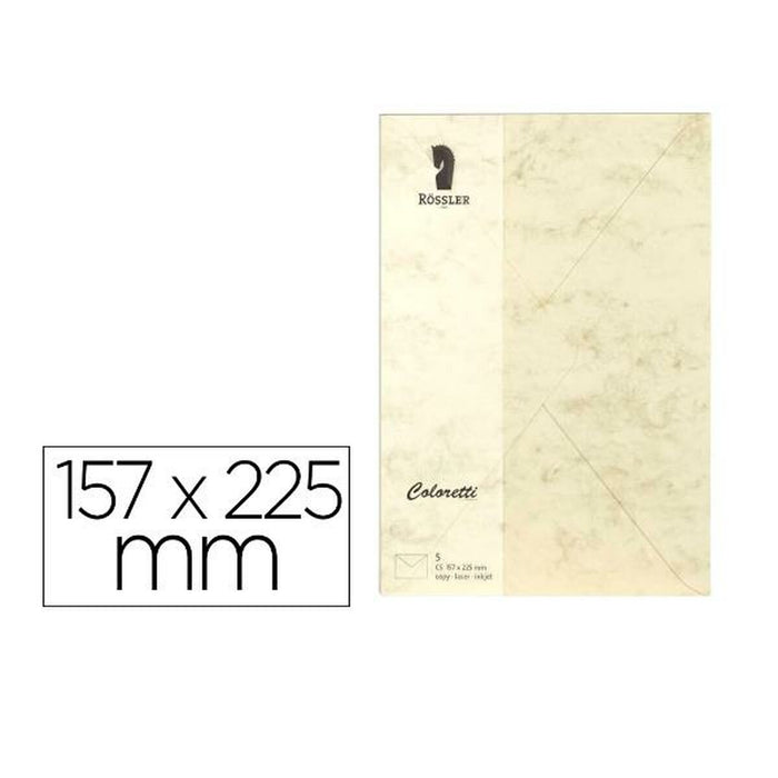 plicuri Rossler Papier 220711506 Maro Hârtie 157 x 225 mm