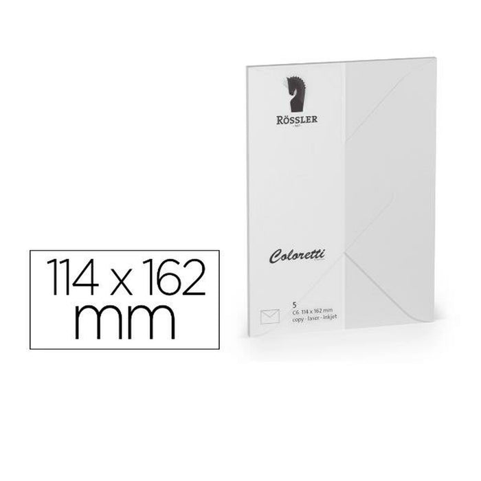 plicuri Rossler Papier 220705511 Gri Hârtie 114 x 162 mm