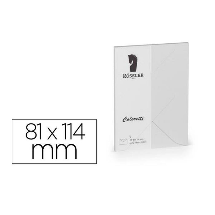 plicuri Rossler Papier 220707511 Gri Hârtie 81 x 114 mm