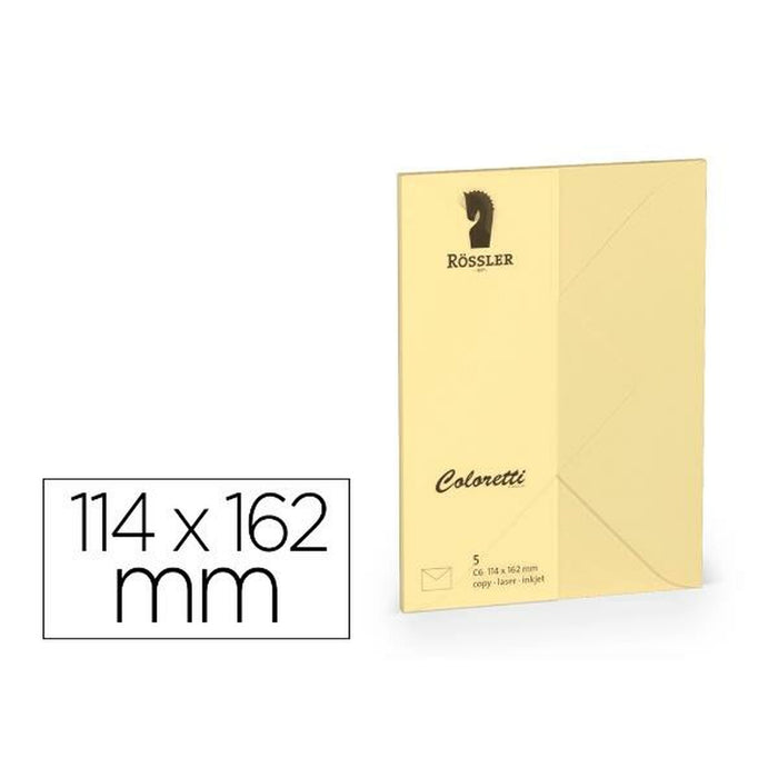 plicuri Rossler Papier 220705519 Maro Hârtie 114 x 162 mm