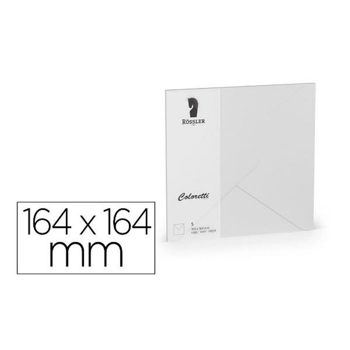 plicuri Rossler Papier 220740511 Alb Hârtie 164 x 164 mm