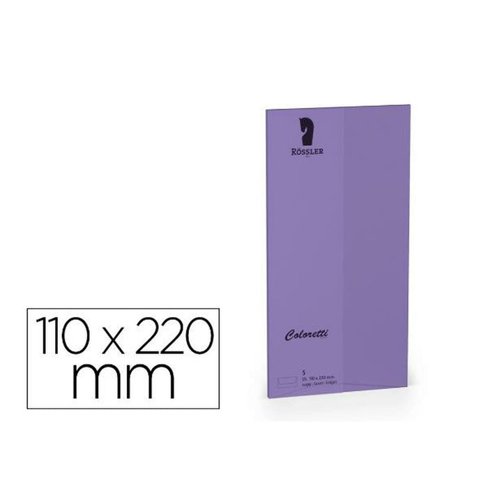 plicuri Rossler Papier 220702592 Alb Hârtie 110 x 220 mm