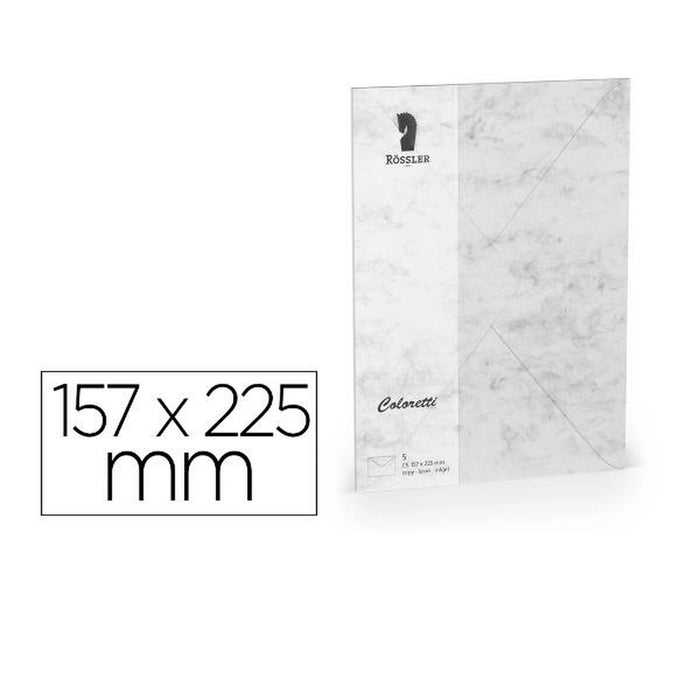 plicuri Rossler Papier 220711514 Gri Hârtie 157 x 225 mm