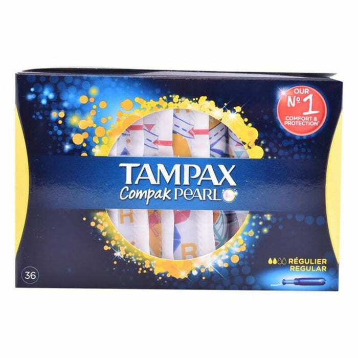 Pachet de Tampoane Pearl Regular Tampax Tampax Pearl Compak (36 uds) 36 Unități
